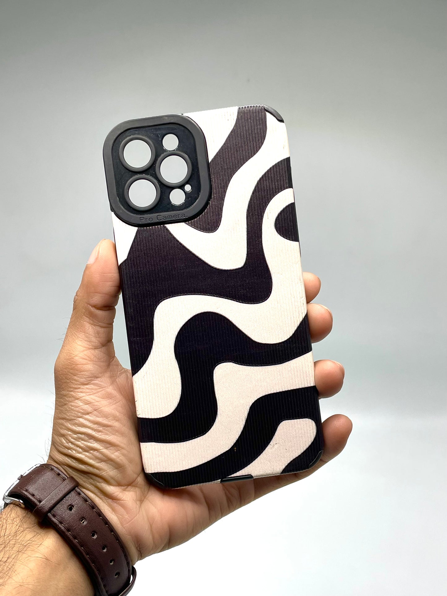iPhone 12 pro max Zebra Texture Case