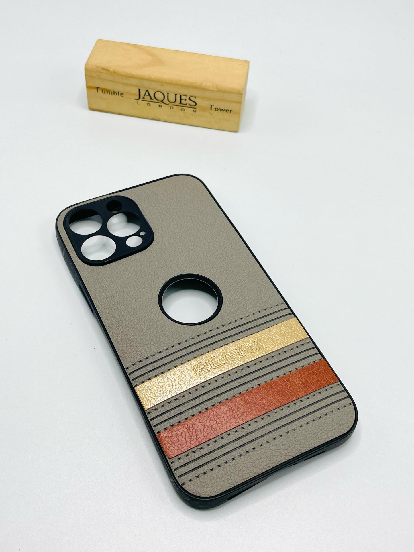 Iphone 13 pro max Leather Ring Case