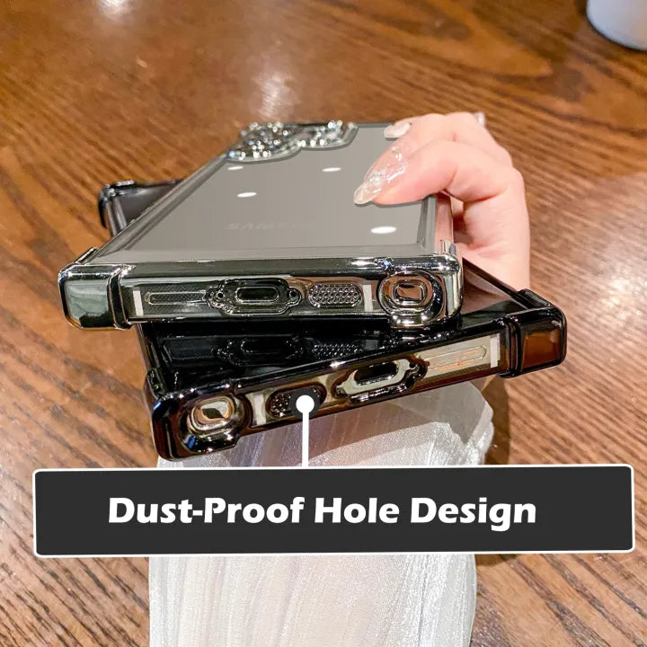 Samsung S24 Ultra Luxury Transparent Platting Shockproof Case