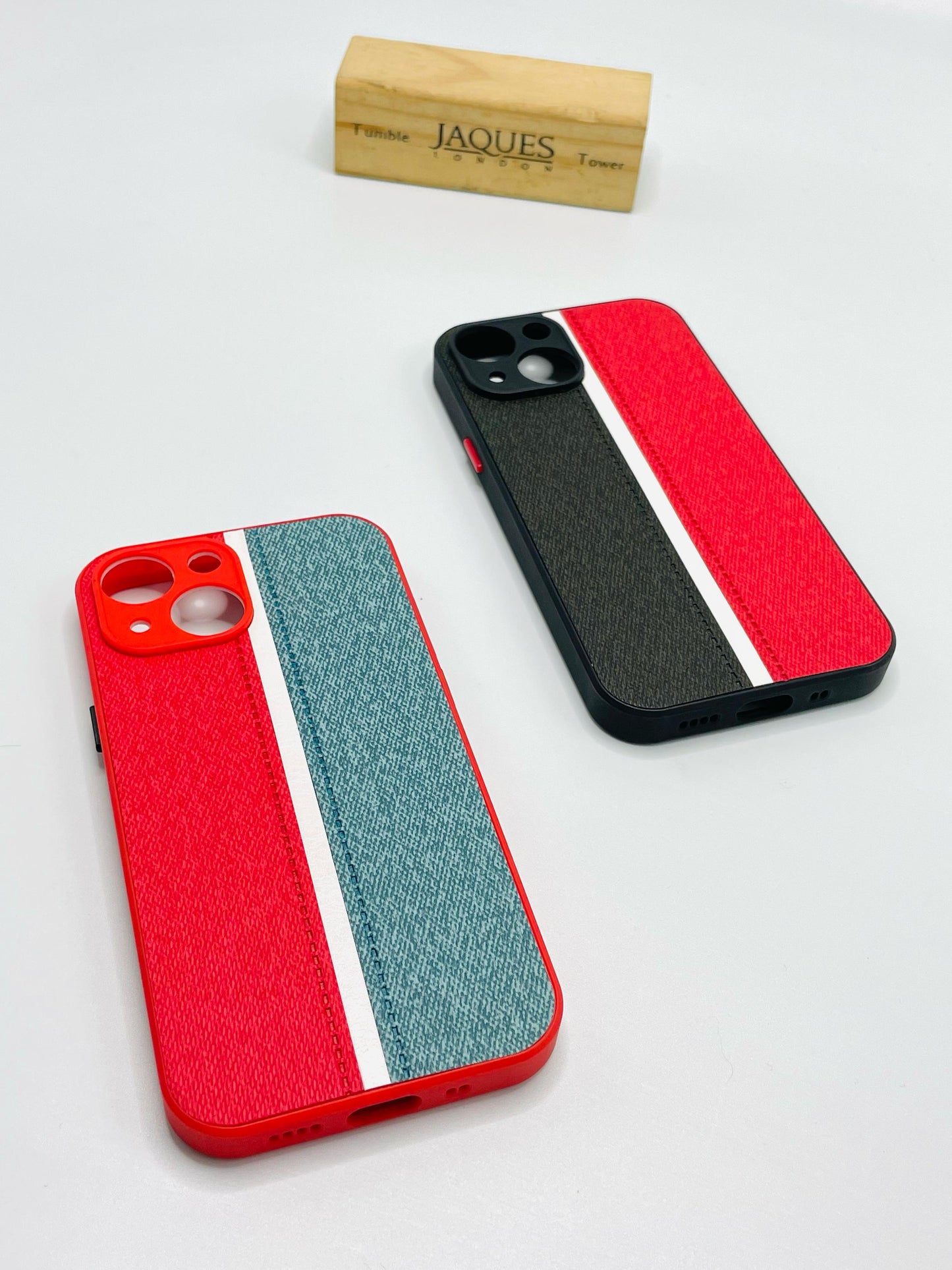 Iphone 13 Leather Dual Colour Case