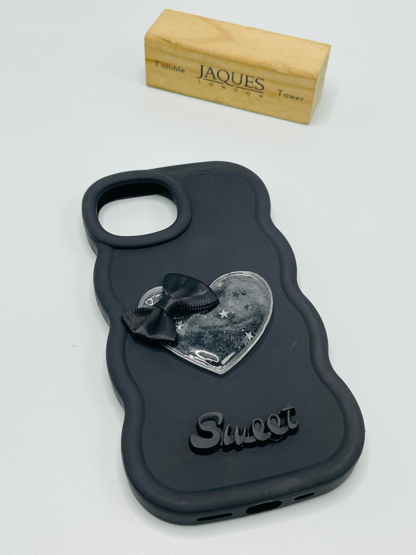 Iphone 13 pro Soft Glitter Heart Case