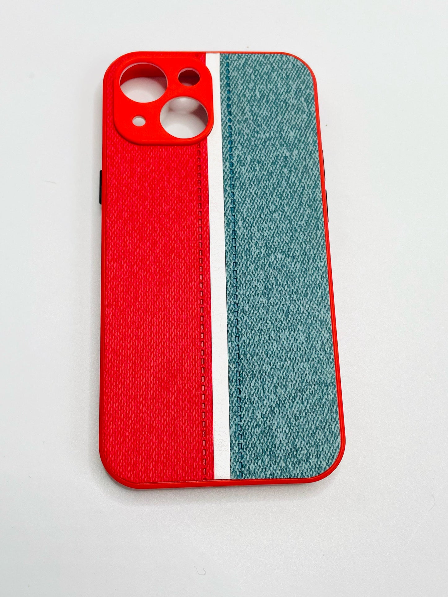 Iphone 13 Leather Dual Colour Case