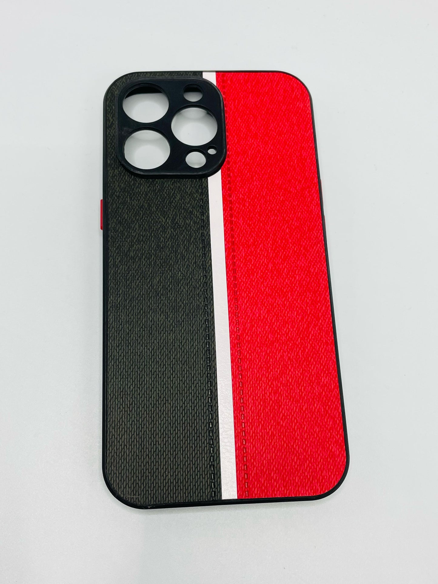 Iphone 13 pro max Leather Dual Colour Case