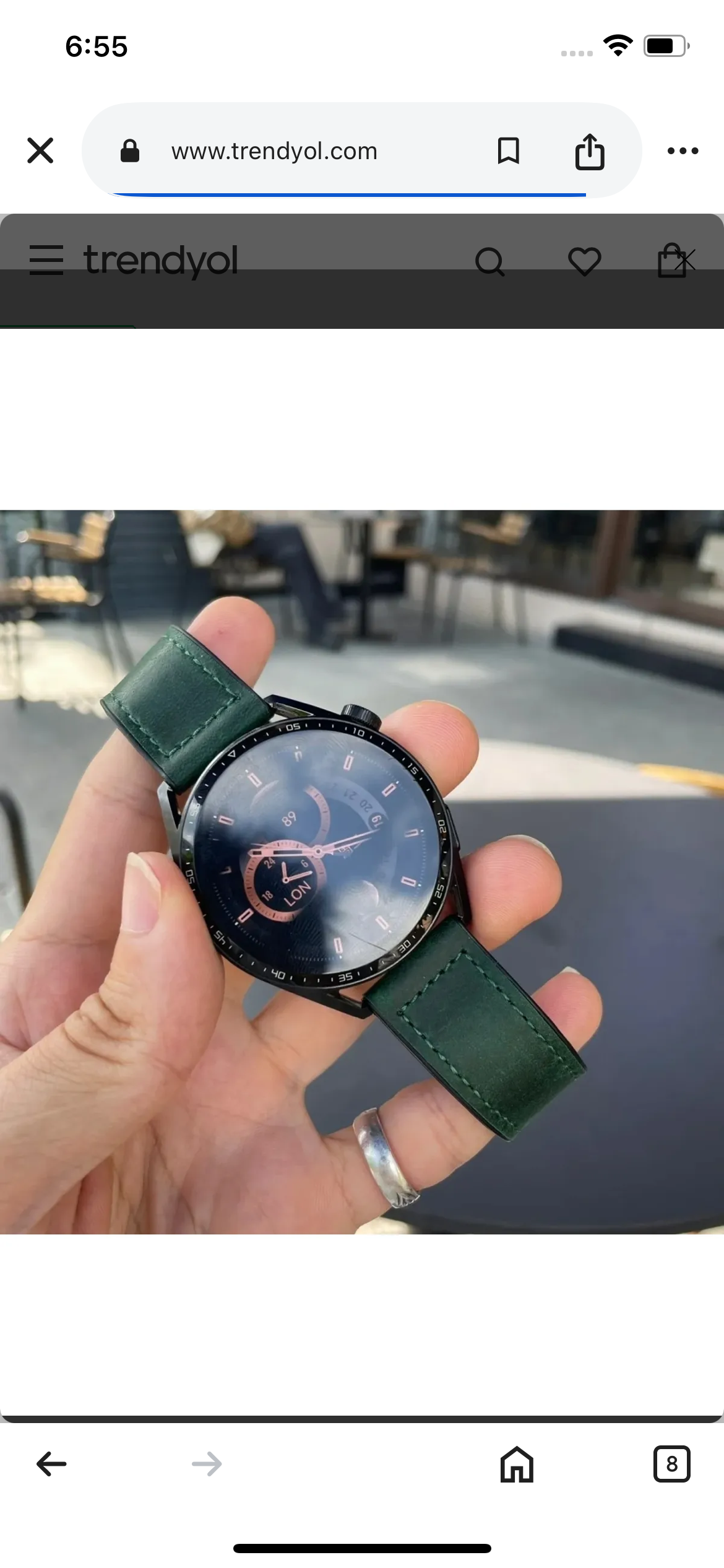 22mm Horse Leather Megnatic Straps for Samsung Watch 5 pro