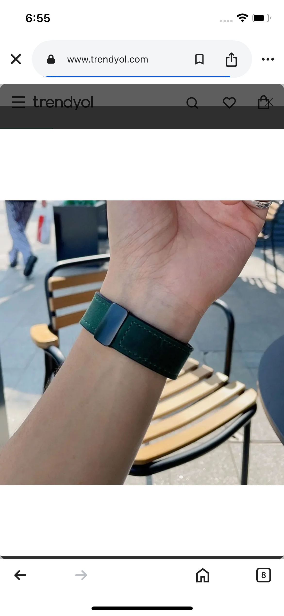 22mm Horse Leather Megnatic Straps for Samsung Watch 5 pro