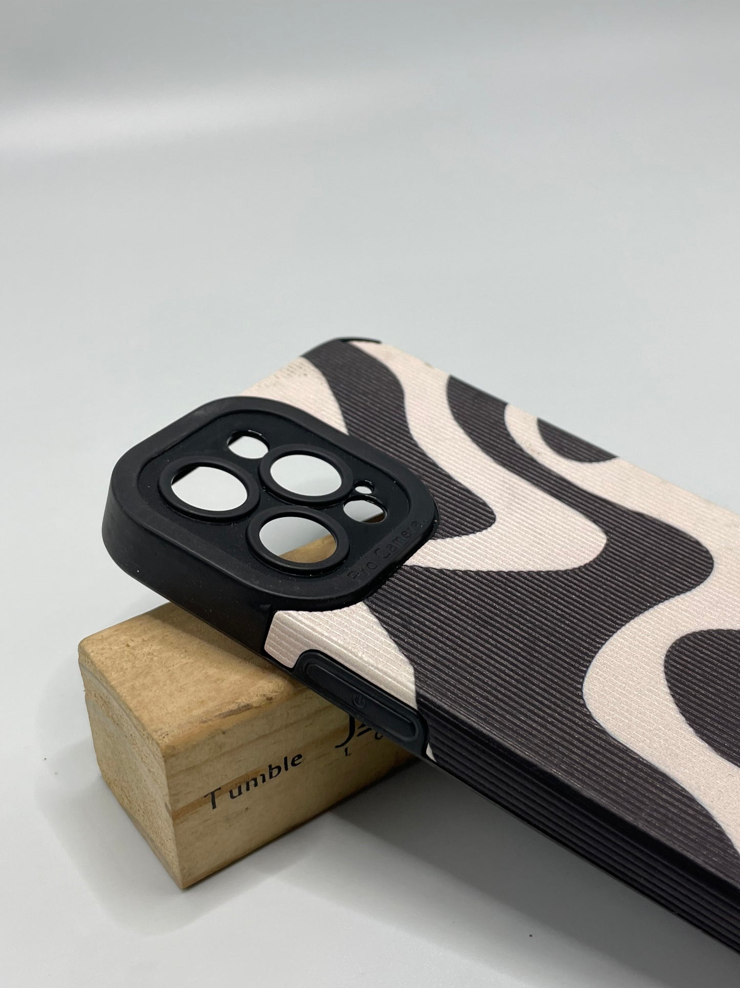 iPhone 12 pro max Zebra Texture Case