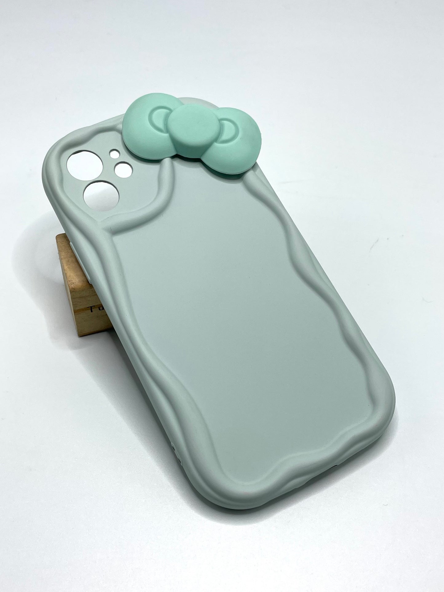 iPhone 12 Silicon 3D Hello Kitty Bow Case