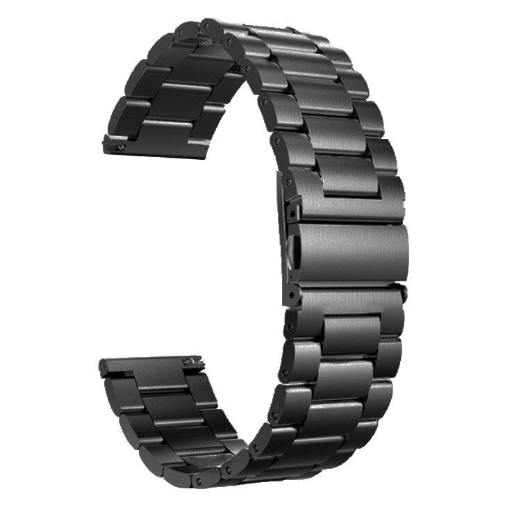 20mm Black Stainless Steel Strap for Samsung Watch