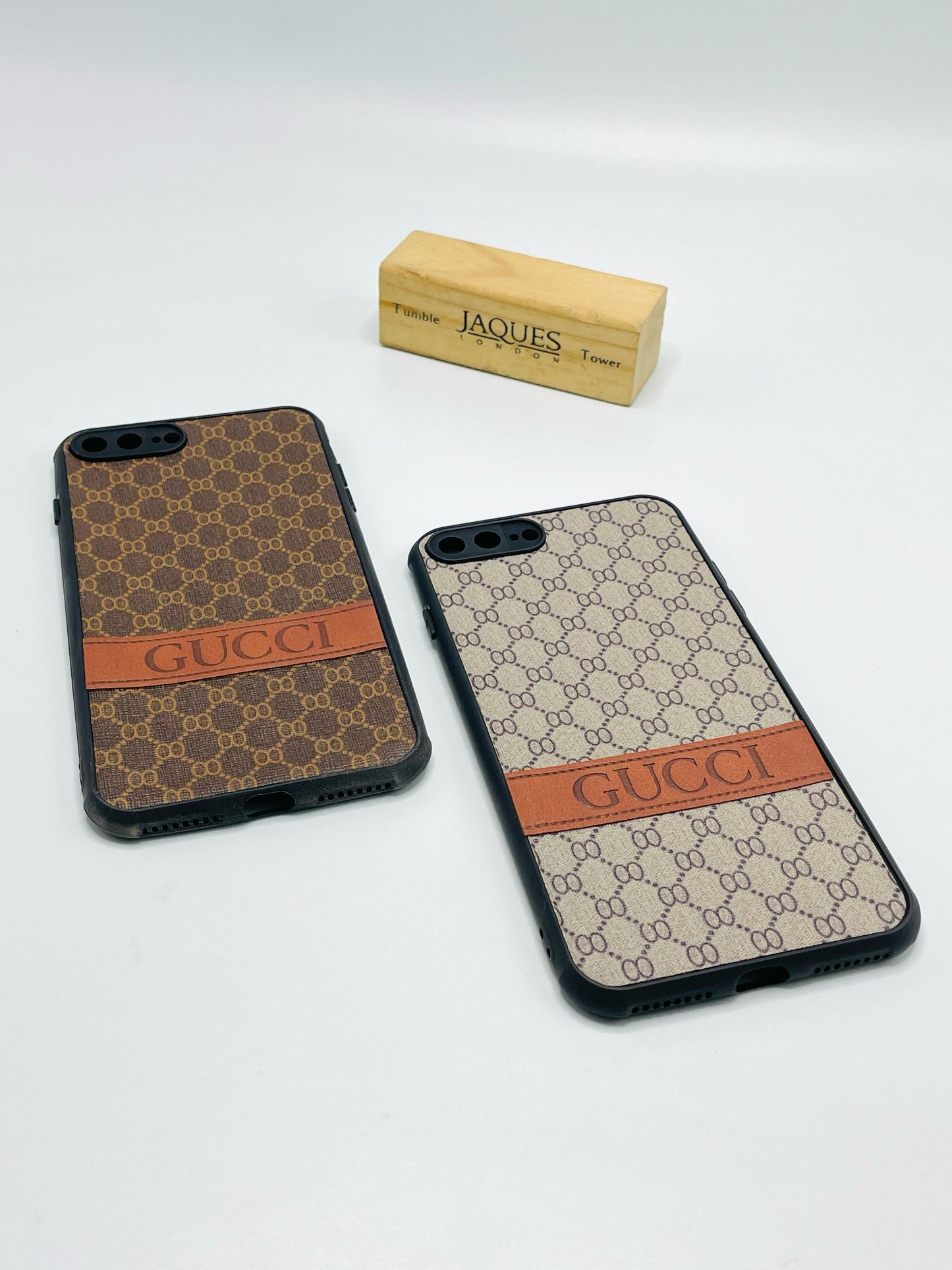 Iphone 7 Plus / 8 Plus Leather Gucci Case