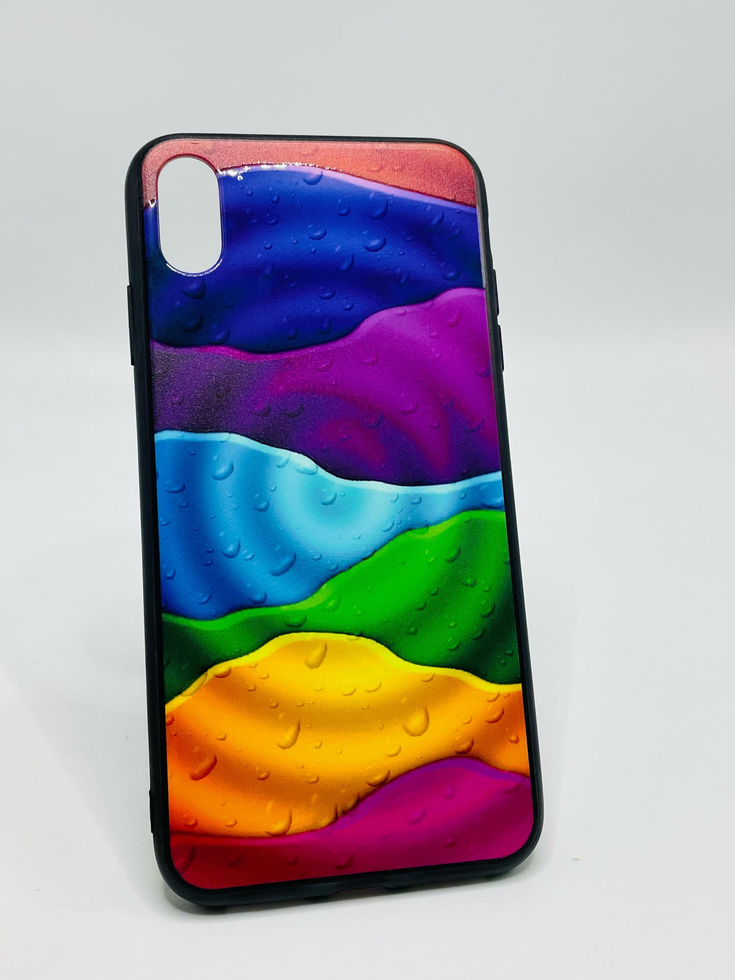 Iphone X Rainbow Print Case