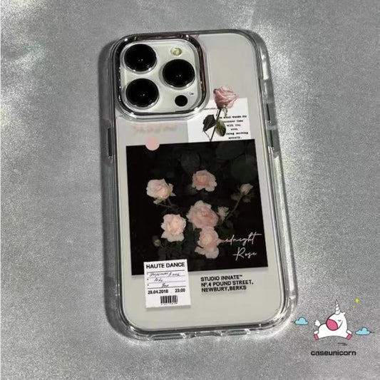 iPhone 14 pro max Vintage Fashion Flower Case