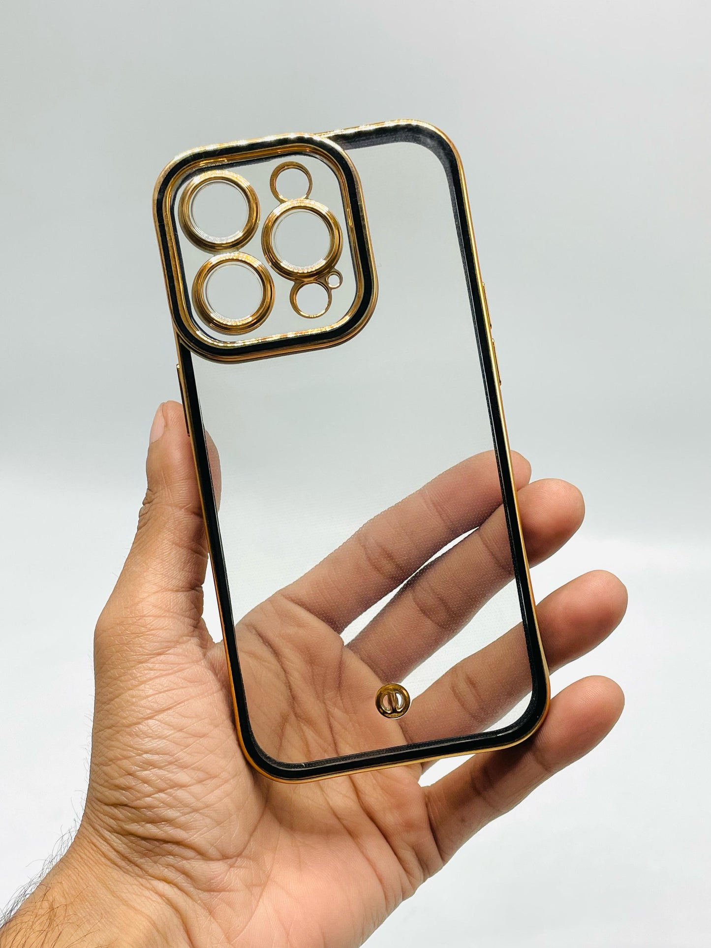 Iphone 14 pro Chrome Border Case