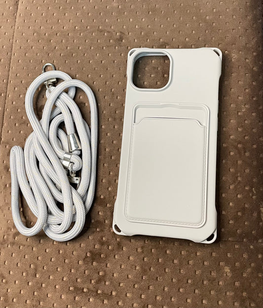 iPhone 14 Wallet Case with Lanyard