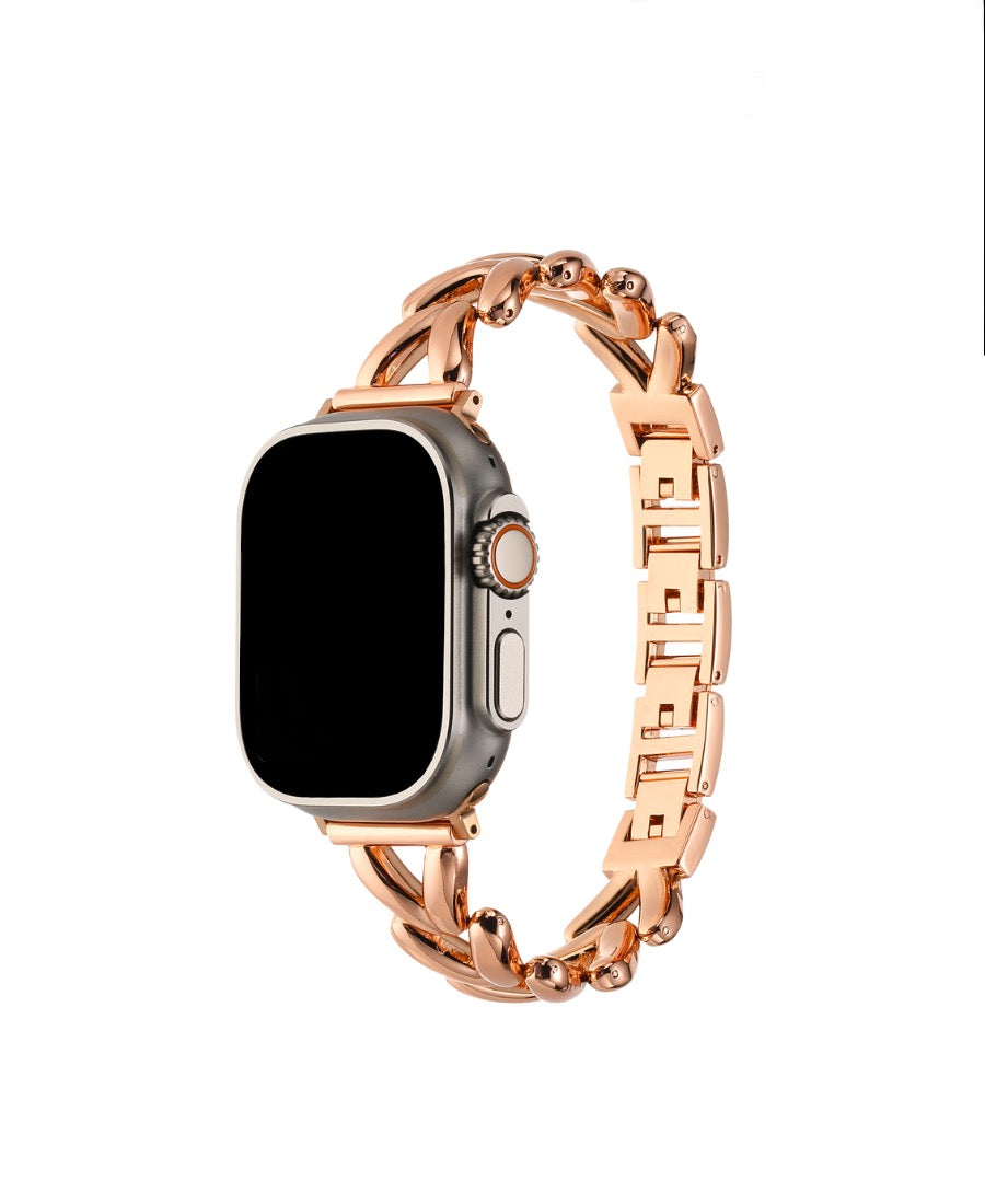 iWatch 42/44mm Rose Gold Braided Strap