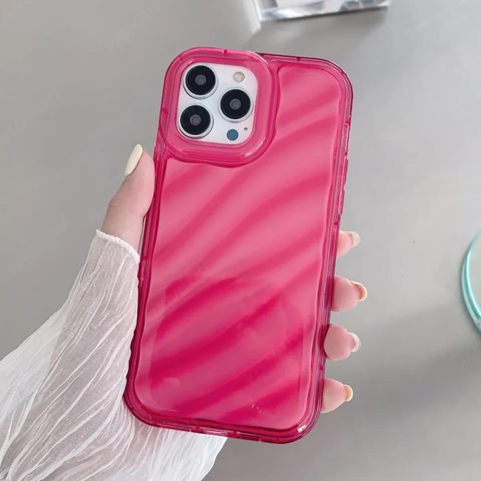 iPhone 15 pro Luxury Laser Wavy Case