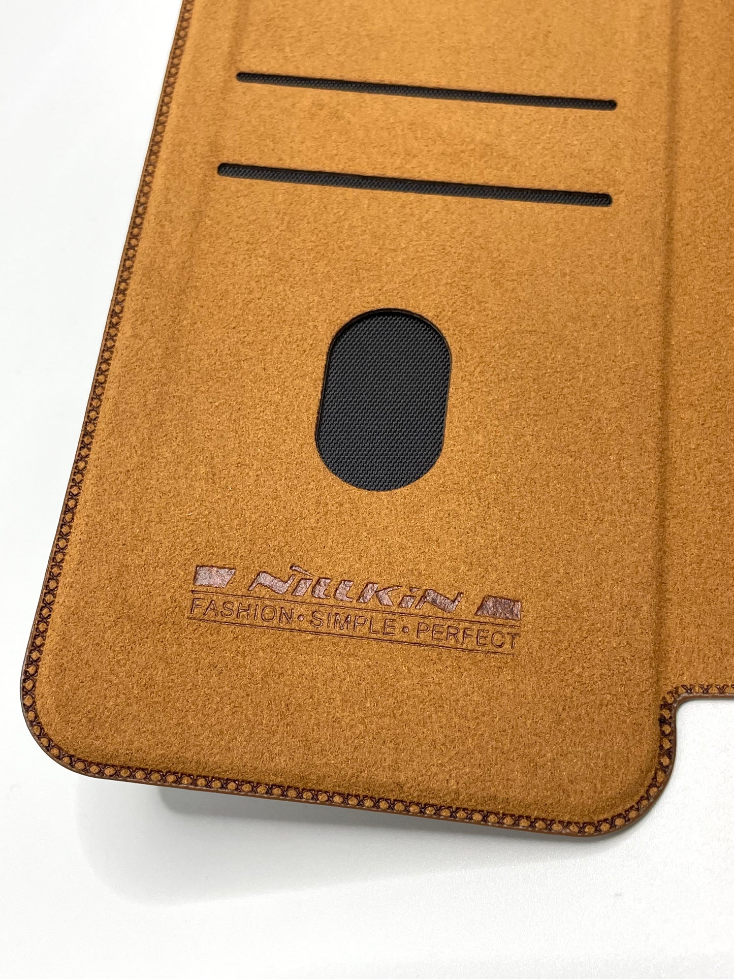 Samsung A55 NILLKIN Flip Leather Lens Protective Case