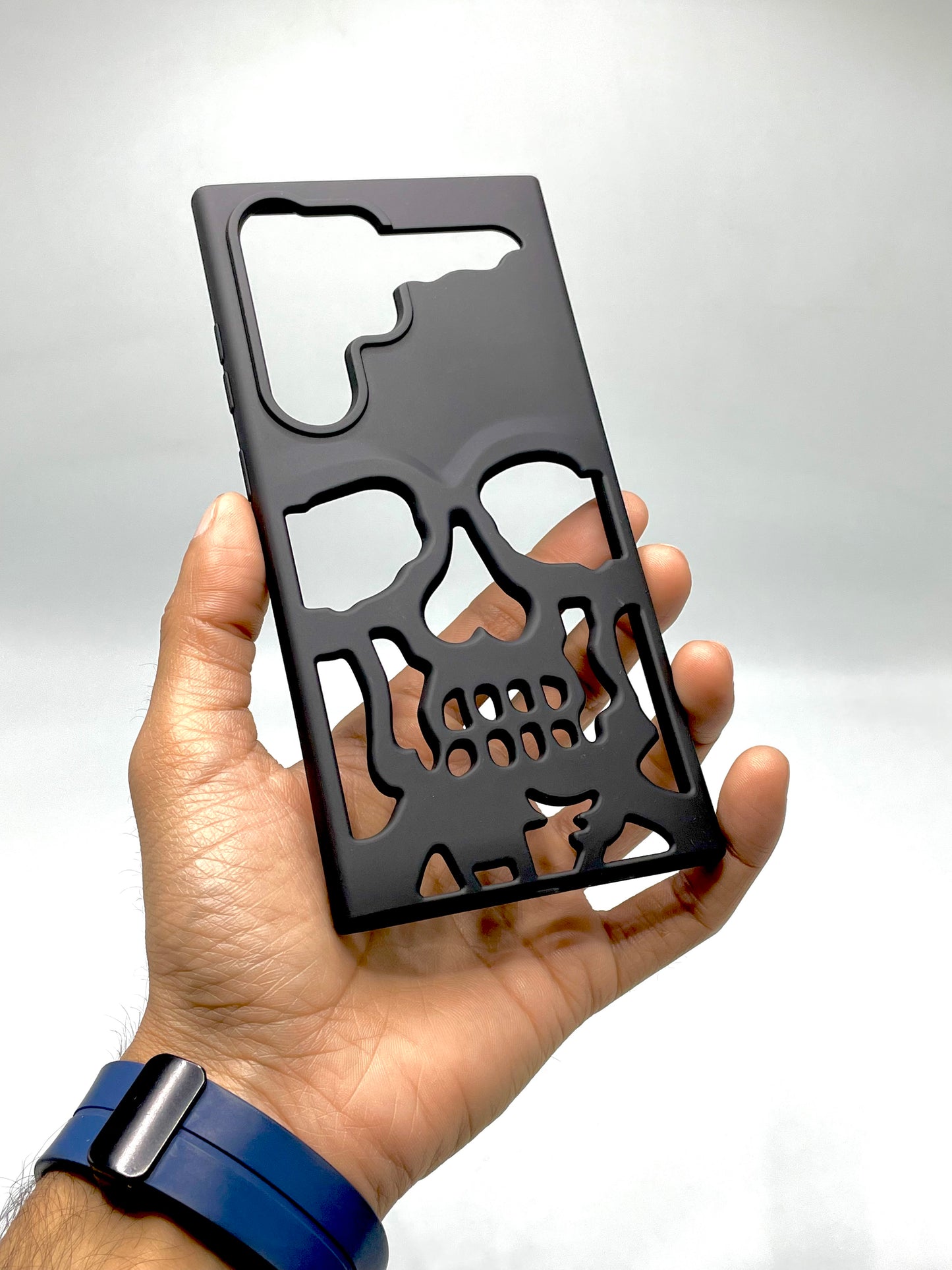 Samsung S24 Ultra Platting Matte Skull Case