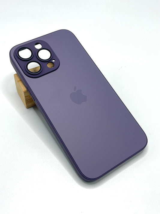 iPhone 14 pro max Matte Sapphire Glass Case with Camera protection Lens