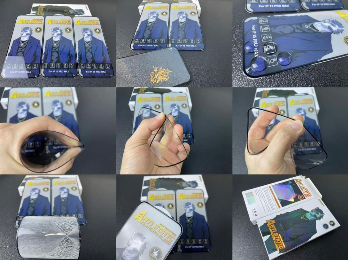 Anti Static Glass Iphone 11 to 16 pro max