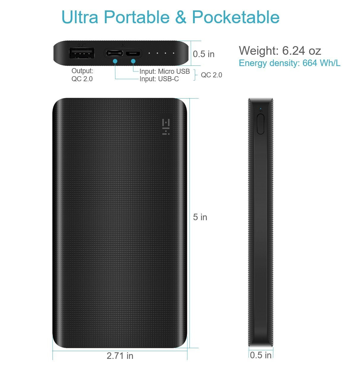 ZMi 10,000mAh Powerbank