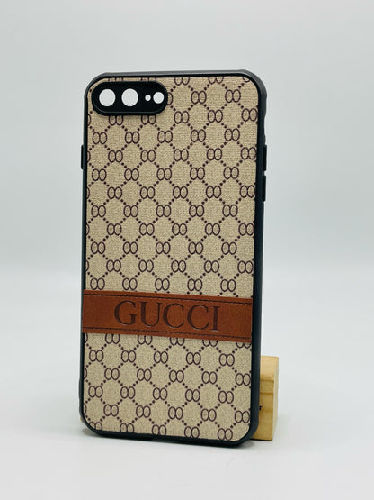 Iphone 7 Plus / 8 Plus Leather Gucci Case