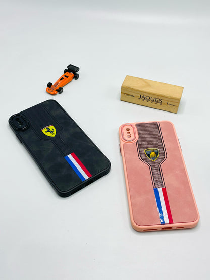 Iphone Xs max Leather Case with Lens