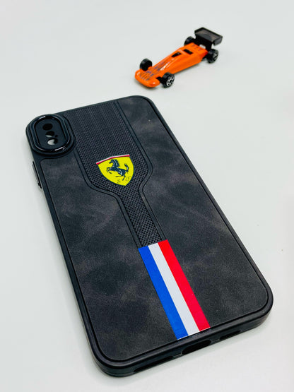 Iphone Xs max Leather Case with Lens