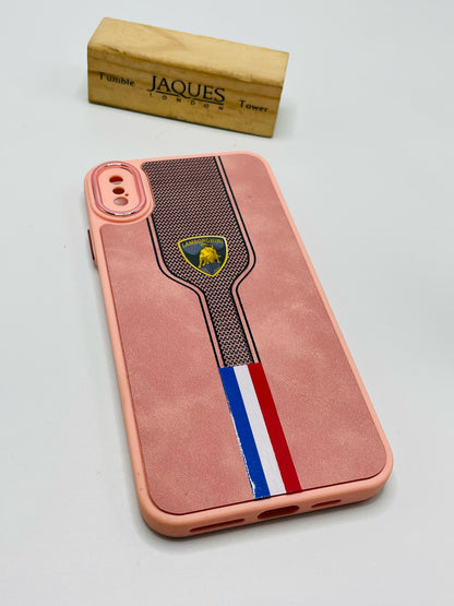 Iphone Xs max Leather Case with Lens