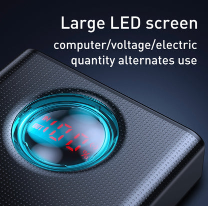 Baseus Amblight Digital Display Quick Charge Power bank 30000mAh 65W Black Without Box Used Condition