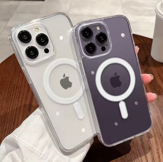 iPhone MagSafe Transperant Magnetic Case