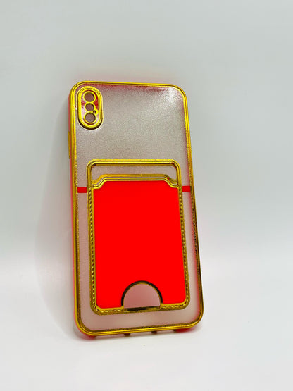 Iphone Xs max Chrome Wallet Case